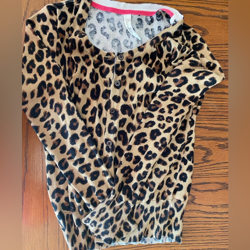 Cherokee Animal Print Knit Top